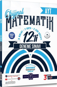 Orijinal Yayınları AYT Matematik 12'li Deneme Sınavı