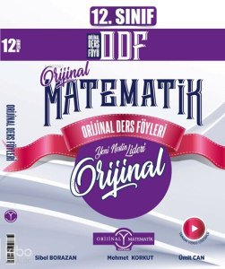 Orijinal Yayınları Mikro 12. Sınıf Matematik ODF Ders Föyleri
