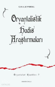 Oryantalistik Hadis Araştırmaları