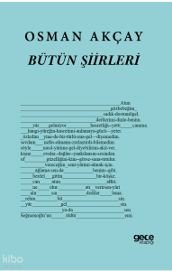 Osman Akçay Bütün Şiirleri