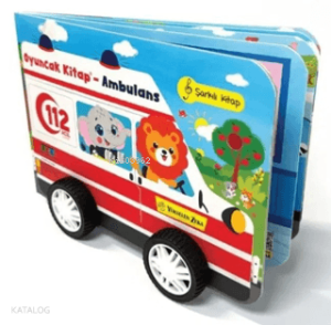 Oyuncak Kitap - Ambulans (Ciltli);Gerçek Tekerlekli