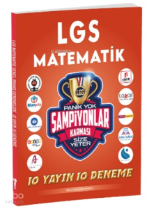 Özdebir Şampiyonlar Karması LGS Matematik 10 Yayın 10 Deneme