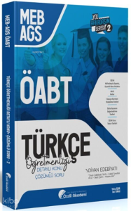 Özdil Akademi ÖABT MEB-AGS Türkçe 2. Kitap Divan Edebiyatı Konu Anlatımlı Soru Bankası