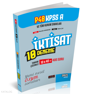 P48 KPSS A Grubu İktisat 10 Deneme