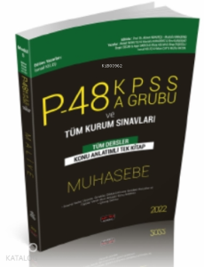P48 KPSS A Grubu ve Tüm Kurum Sınavları Muhasebe Konu Anlatımlı Savaş Yayınları 2022;KPSS A Grubu ve Tüm Kurum Sınavları