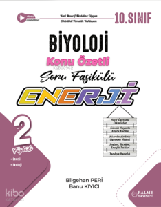 Palme 10. Sınıf Enerji Biyoloji Konu Özetli Soru Fasikülleri (2 Fasikül)
