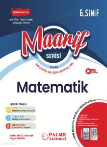 Palme 6.Sınıf Maarif Serisi Matematik Haftalık Deneme (41 Föy)