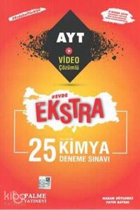 Palme Yayınları AYT Kimya Evde Ekstra 25 Deneme Sınavı 2020 Özel Palme