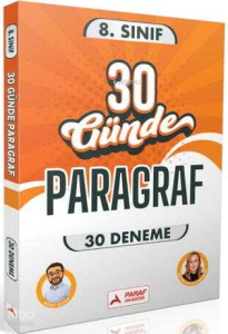 Paraf Akademi 8. Sınıf 30 Günde 30 Paragraf Denemesi