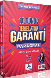 Paraf Yayınları TYT Paragraf Z Takımı 10 Günde Temel Atma Garanti Video Ders Kitabı