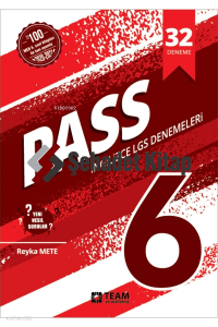 PASS 6 - 32 adet yeni nesil LGS deneme sınavı