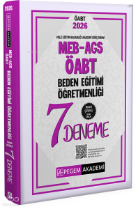 Pegem Akademi 2026 MEB AGS ÖABT Beden Eğitimi Öğretmenliği Tamamı Çözümlü 7 Deneme