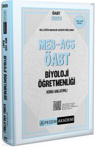 Pegem Akademi 2026 MEB AGS ÖABT Biyoloji Öğretmenliği Konu Anlatımlı