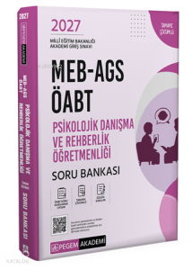Pegem Akademi 2027 MEB AGS ÖABT Psikolojik Danışma ve Rehberlik Tamamı Çözümlü Soru Bankası