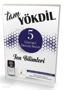 Pelikan Yayınevi Tam YÖKDİL Fen Bilimleri Dijital Çözümlü 5 Deneme Sınavı