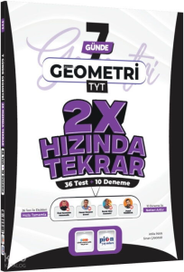 Pion TYT Geometri 7 Günde 2X Hızında Tekrar Deneme