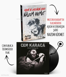 Plaklı Kitaplar - Nazım Hikmet - Cem Karaca - Ölümsüzler Plak