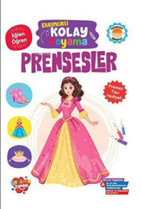 Prensesler - Etkinlikli Kolay Boyama