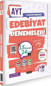 Prolig Yayınları AYT Edebiyat 15 x 24 Denemeler