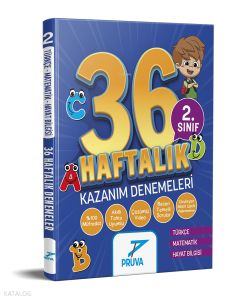 Pruva Akademi 2. Sınıf 36 Haftalık Kazanım Denemeleri