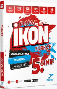 Pruva Akademi 5. Sınıf Türkçe İkon Konu Anlatım Kitabı