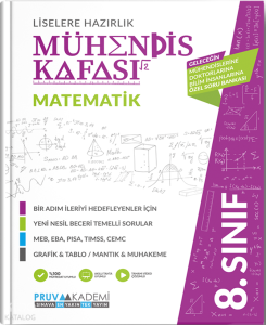 Pruva Akademi 8. Sınıf Matematik Mühendis Kafası Soru Bankası
