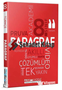 Pruva Akademi 8. Sınıf Paragraf Soru Bankası Pruva Akademi