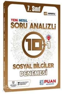 Puan Yayınları 7. Sınıf Sosyal Bilgiler Yeni Nesil Soru Analizli 10+1 Deneme Puan 