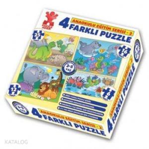 Puzzle Adam  4 in 1 Anaokul  Puzzle  Seri 2