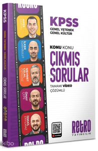 Retro 2026 KPSS Genel Yetenek Genel Kültür 5Yüz Çıkmış Sorular Konu Konu Çözümlü
