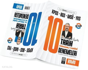 Retro Yayıncılık 2026 KPSS MEB AGS MSÜ YKS Osmanlı Tarihi İnkılap Tarihi 10+10 Deneme