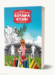 Şakacı Meyveler ve Sebzeler Boyama Kitabı