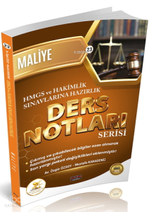 Savaş Yayınevi 2026 HMGS Hakimlik HUKAL Maliye Ders Notları