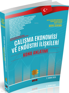Savaş Yayınevi Çalışma Ekonomisi ve Endüstri İlişkileri Konu Anlatım Kitabı