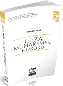 Savaş Yayınevi Ceza Muhakemesi Hukuku Konu Anlatımı