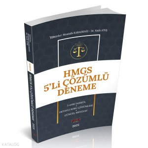Savaş Yayınevi HMGS 5'li Çözümlü Deneme Sınavı Savaş Yayınları 2025