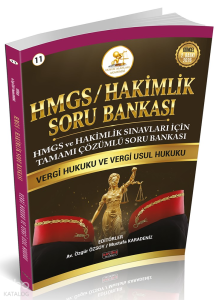 Savaş Yayınevi HMGS-Hakimlik Soru Bankası Vergi Hukuku ve Vergi Usul Hukuku