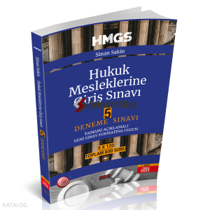 Savaş Yayınevi Hmgs Hukuk Mesleklerine Giriş Sınavı 5 Deneme Sınavı