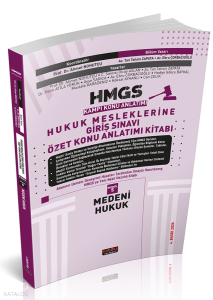 Savaş Yayınevi HMGS Özet Konu Anlatımı Medeni Hukuk