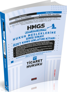 Savaş Yayınevi HMGS Özet Konu Anlatımı Ticaret Hukuku