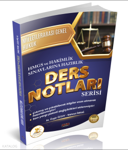 Savaş Yayınevi Hukal HMGS-Hakimlik Milletlerarası Genel Hukuk Ders Notları