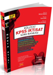 Savaş Yayınevi Nokta Atışı Külliyat KPSS İktisat Soru Bankası