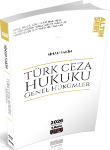 Savaş Yayınevi Türk Ceza Hukuku Genel Hükümler Konu Anlatımı
