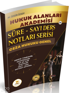 Savaş Yayınları 2026 HUKAL HMGS Hakimlik Ceza Hukuku Genel Hükümler Süre Sayı Ders Notları