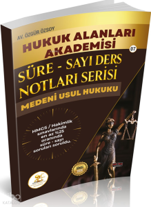 Savaş Yayınları 2026 HUKAL HMGS Hakimlik Medeni Usul Hukuku Süre Sayı Ders Notları
