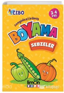 Sebzelerr Boyama Kitabı  Limon Kids
