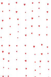 Şeffaf Ayraç 32 - Kalpli Çizgiler