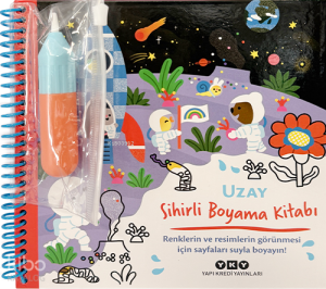 Sihirli Boyama Kitabı - Uzay (Ciltli)