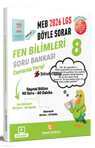 Sinan Kuzucu Yayınları 8. Sınıf 2026 Lgs Meb Böyle Sorar Fen Bilimleri Soru Bankası Video Çözümlü