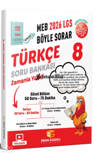 Sinan Kuzucu Yayınları 8. Sınıf 2026 Lgs Meb Böyle Sorar Türkçe Soru Bankası Video Çözümlü